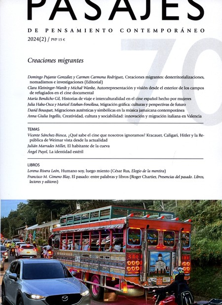 Rev. Pasajes No.70. Creaciones...