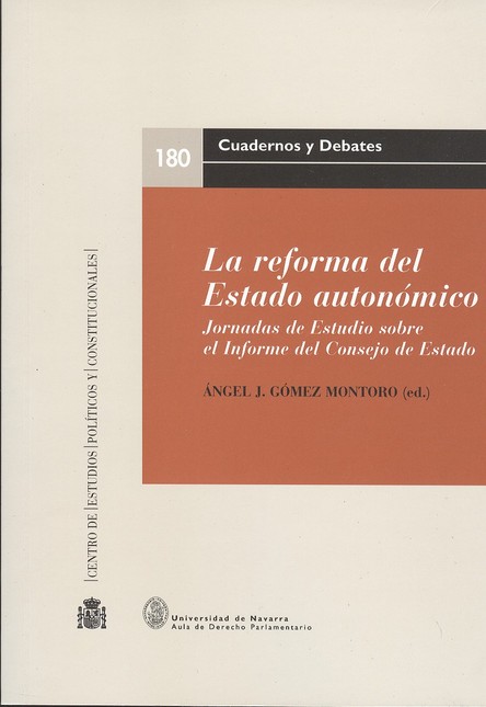 La reforma del Estado autonómi...