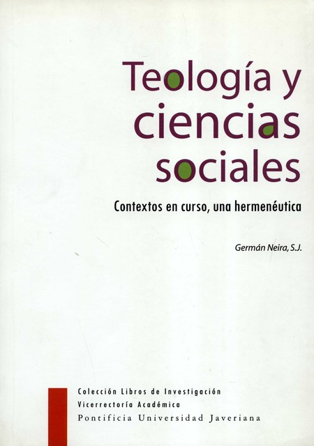 Teología y ciencias sociales. ...