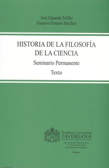 Historia de la Filosofía de la...