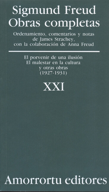 Sigmund Freud XXI. El porvenir...