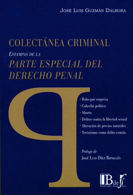 Colectánea criminal. Estampas ...
