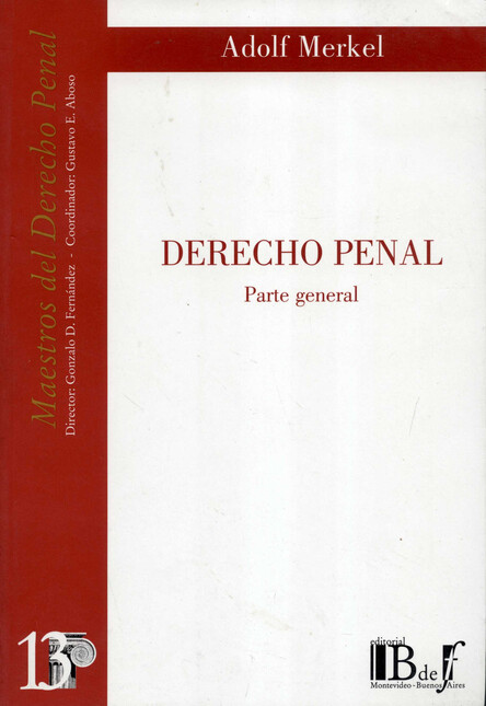 Derecho penal. Parte general