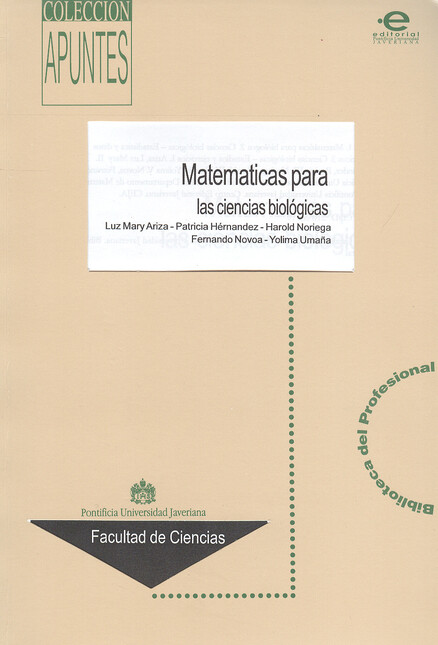Matemáticas para las ciencias ...