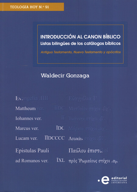Introducción al canon bíblico....