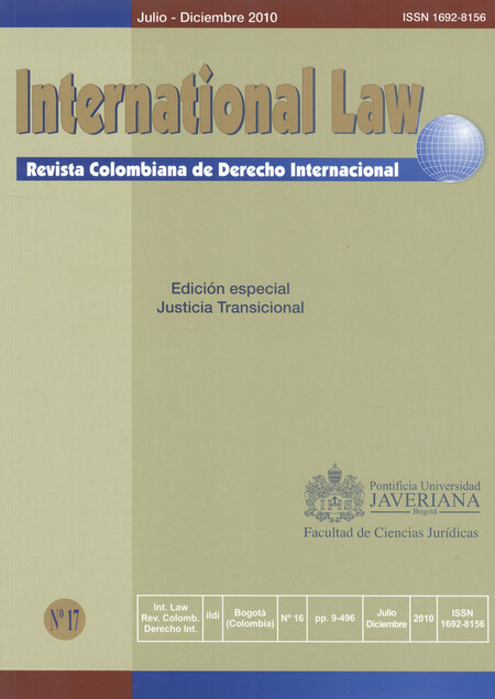 Revista International Law No.1...