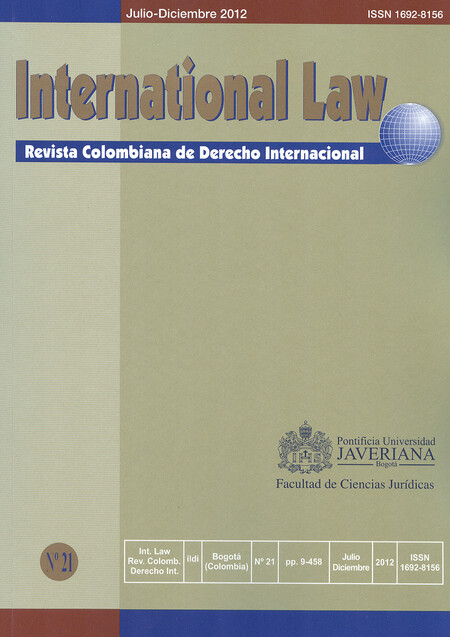 Revista International Law No. ...