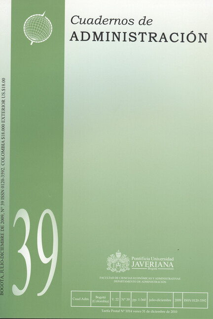 Revista Cuadernos de Administr...