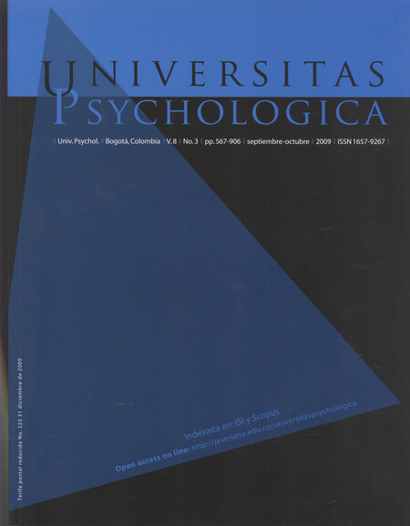 Revista Universitas Psychologi...