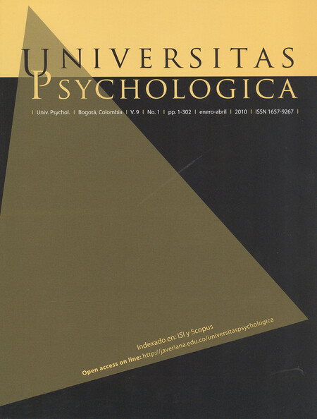 Revista Universitas Psychologi...