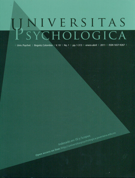 Revista Universitas Psychologi...