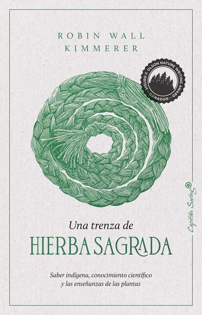 Una trenza de hierba sagrada. ...