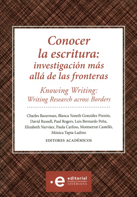 Conocer la escritura: investig...