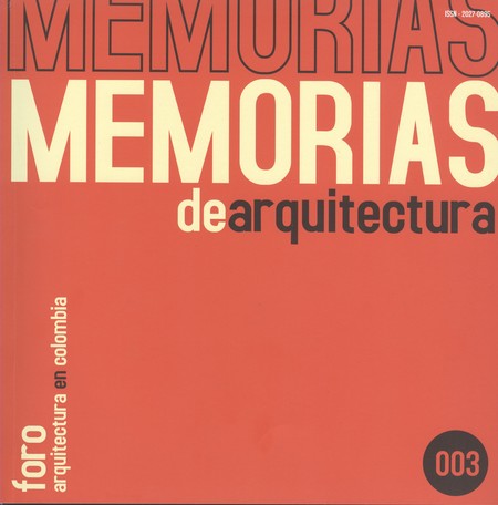 Revista Memorias de Arquitectu...