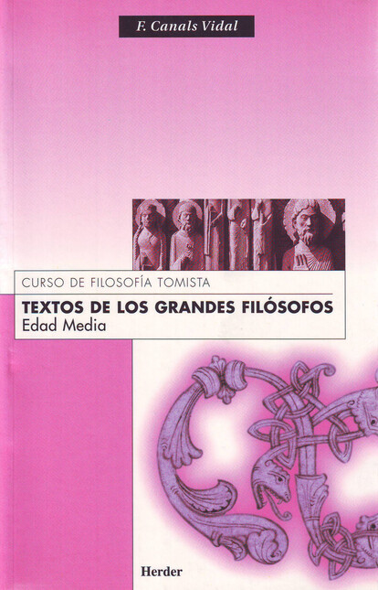 Textos de los grandes filósofos. Edad Media | comprar en separatalibreria.com