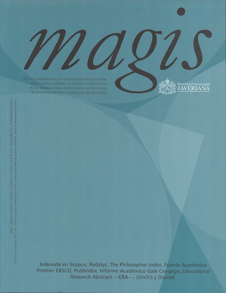 Rev. Magis Vol.5 No.11