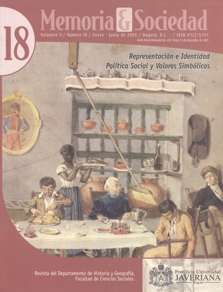 Revista Memoria y Sociedad No....