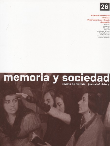 Revista Memoria y Sociedad No....