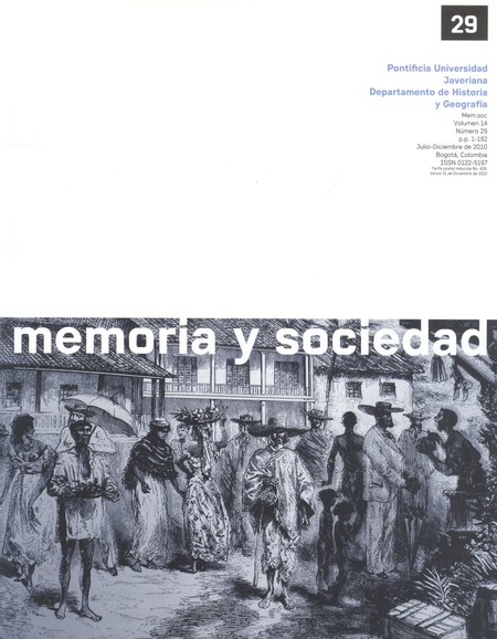 Revista Memoria y sociedad No....