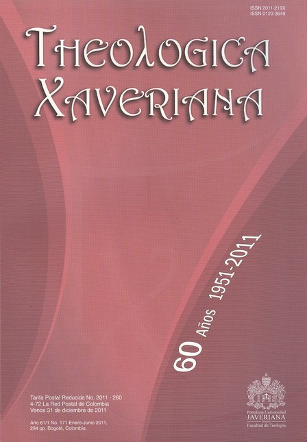 Revista Theologica Xaveriana N...