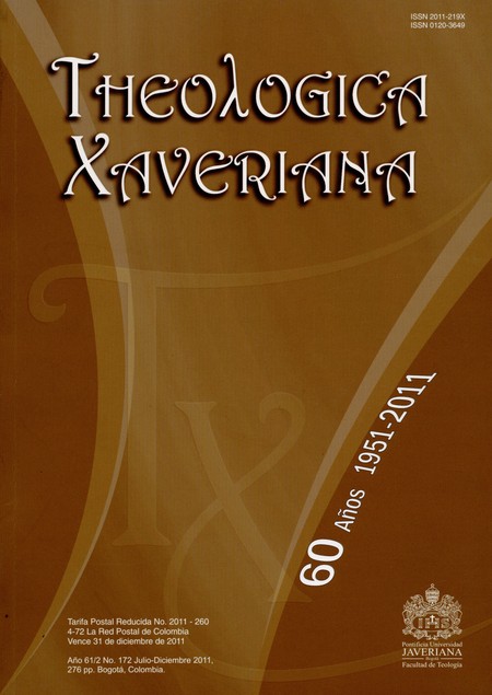 Revista Theológica Xaveriana N...