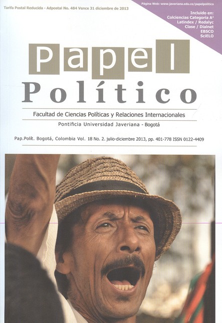Revista Papel Político Vol. 18...