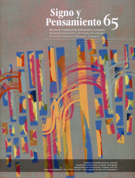 Revista Signo y pensamiento No...