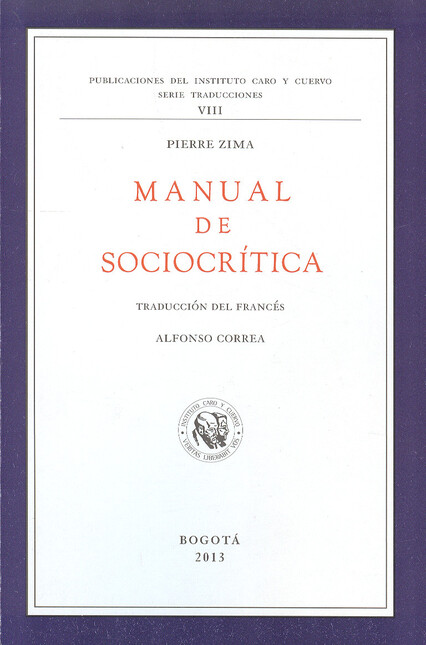 Manual de sociocrítica