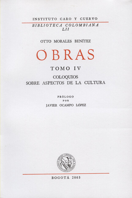 Obras Otto Morales Benitez. To...