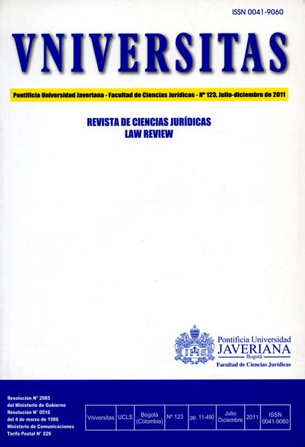 Revista Universitas No. 123
