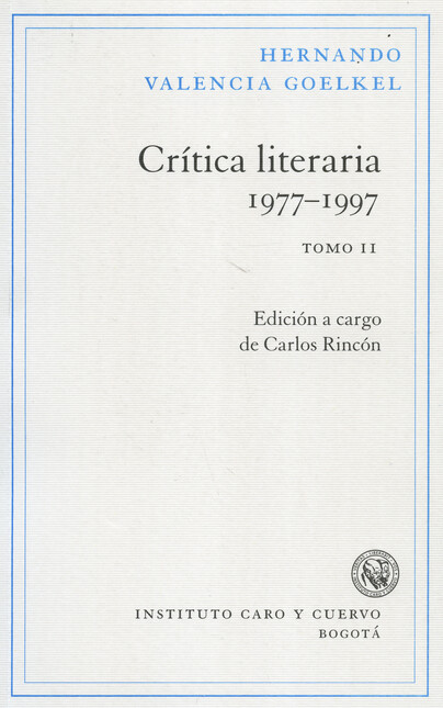 Crítica literaria. Hernando Va...