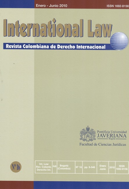 Revista International Law No.1...