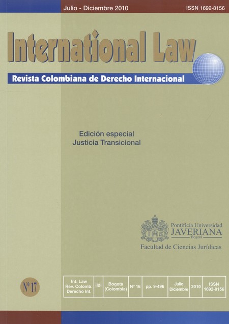 Revista International Law No.1...