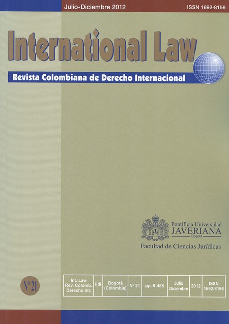 Revista International Law No. ...
