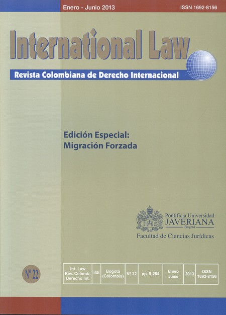 Revista International Law No. ...