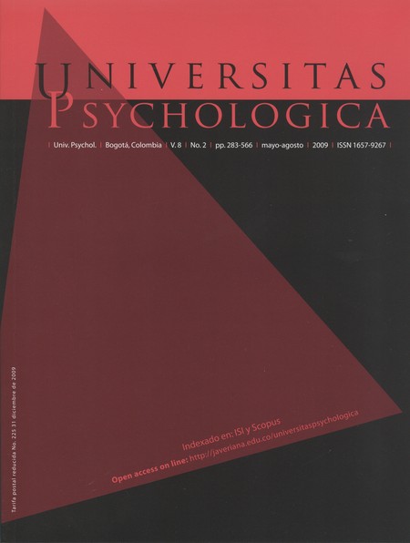 Revista Universitas Psychologi...