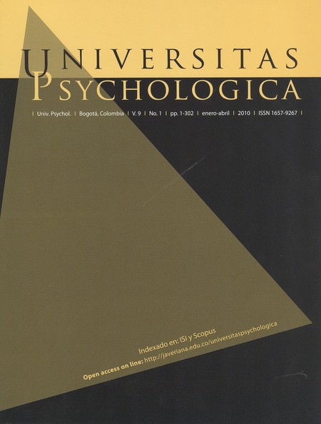 Revista Universitas Psychologi...
