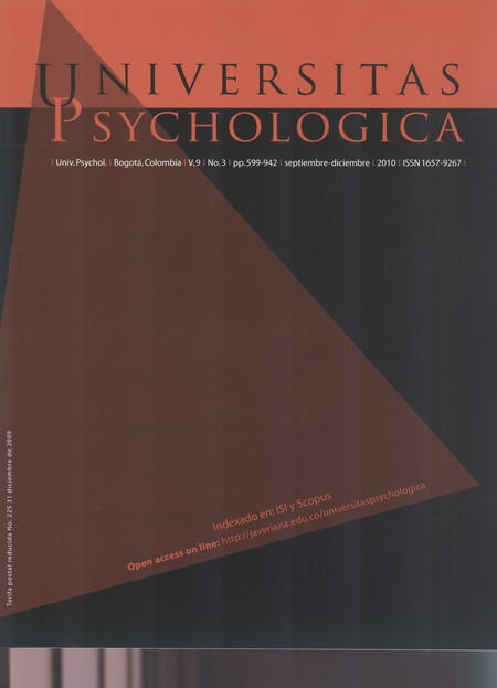 Revista Universitas Psychologi...