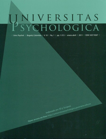Revista Universitas Psychologi...