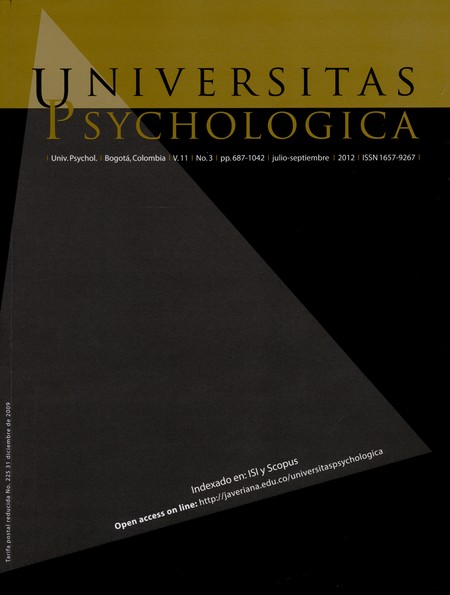 Revista Universitas Psychologi...