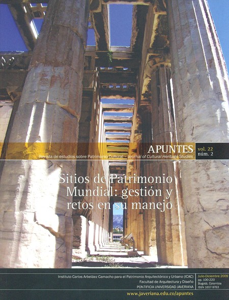 Revista Apuntes Vol.22-2 Sitio...