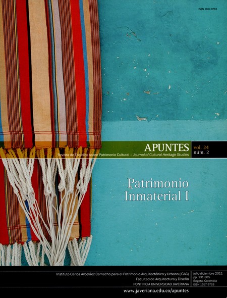 Revista Apuntes. Volumen 24 No...