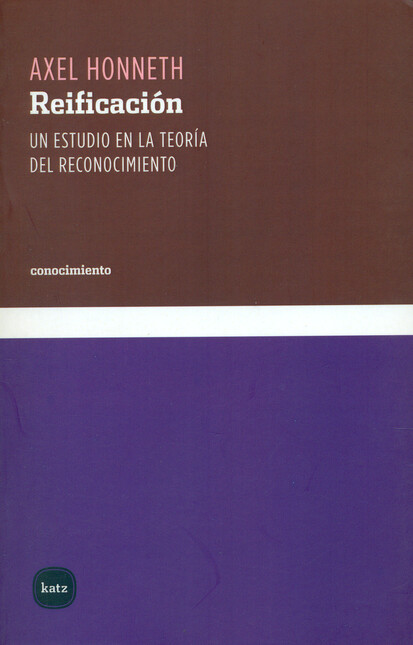 Reificación. Un estudio en la ...