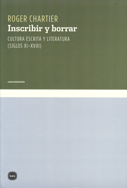 Inscribir y borrar. Cultura es...