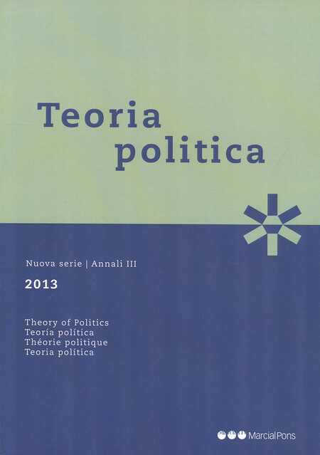 Revista Teoría Política 2013