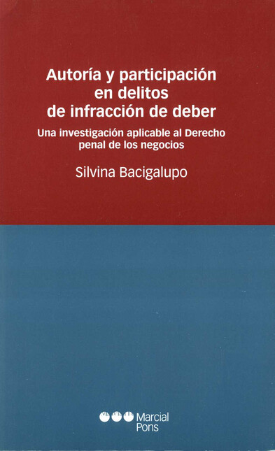 Autoría y participación en del...