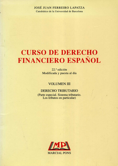 Curso de Derecho financiero es...