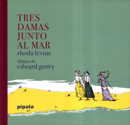 Tres damas junto al mar