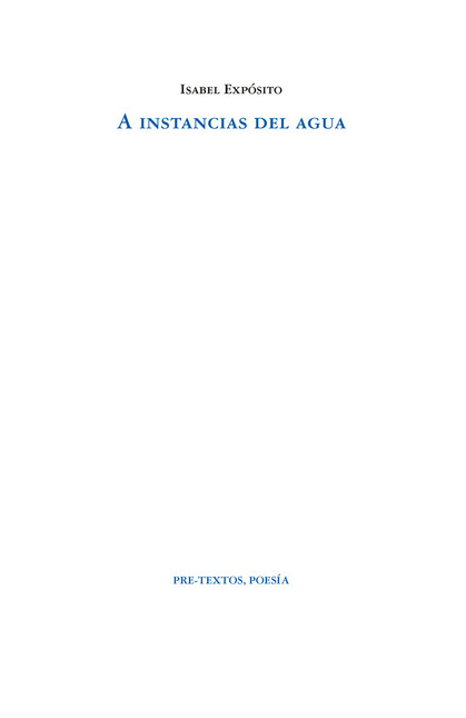 A instancias del agua