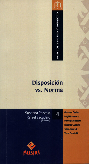 Disposición vs. Norma